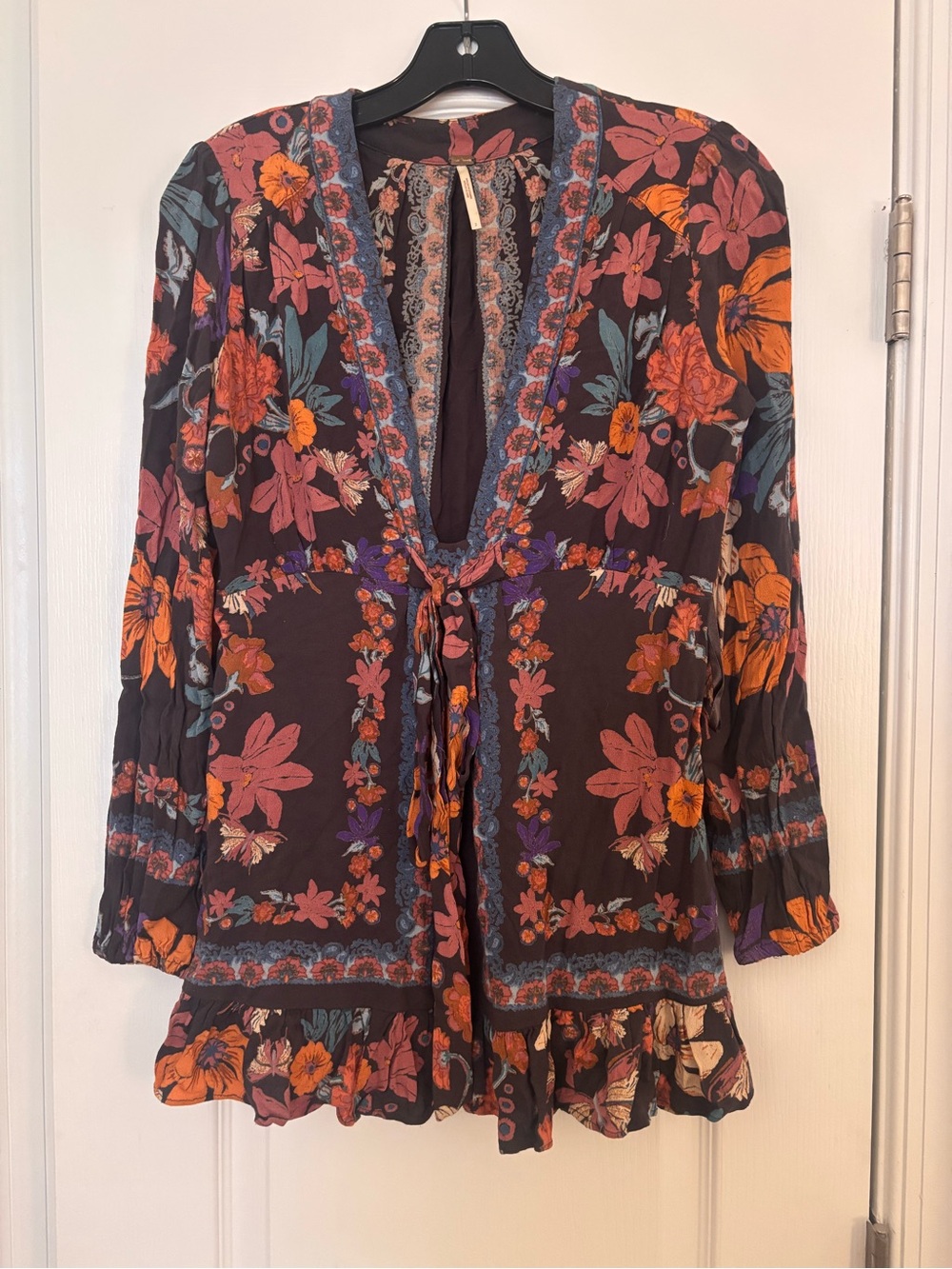 Free People Floral Tunic/Mini Dress